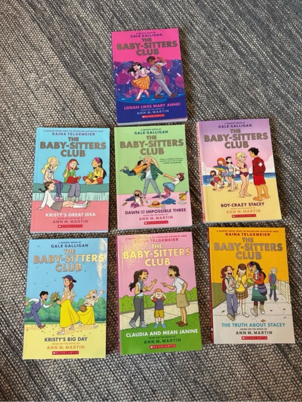 The Baby-Sitters Club Paperback Book Lot - Colorful Covers